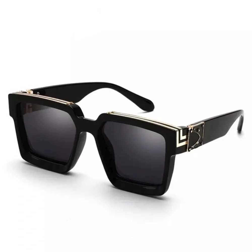 Luxury Brand Designer Square Sunglasses For Men Women